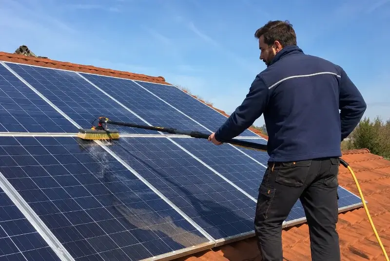 Nettoyage et entretien de panneaux solaires à Montreuil-Juigné